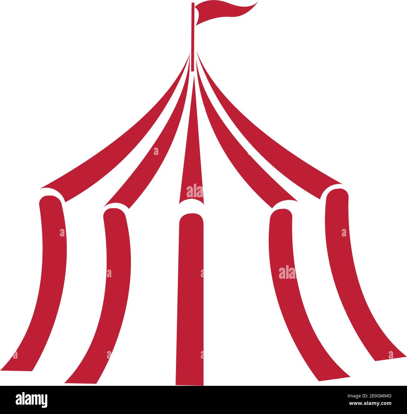Circus vector illustration design logo emblems template Stock Vector