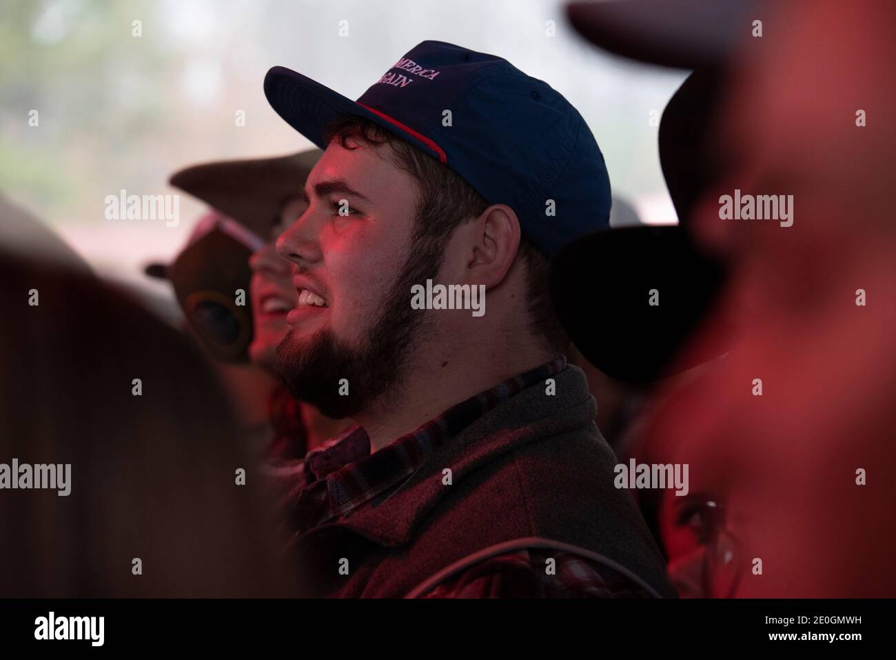 Gainesville, USA. 31st Dec, 2020. A New Years Eve country music concert