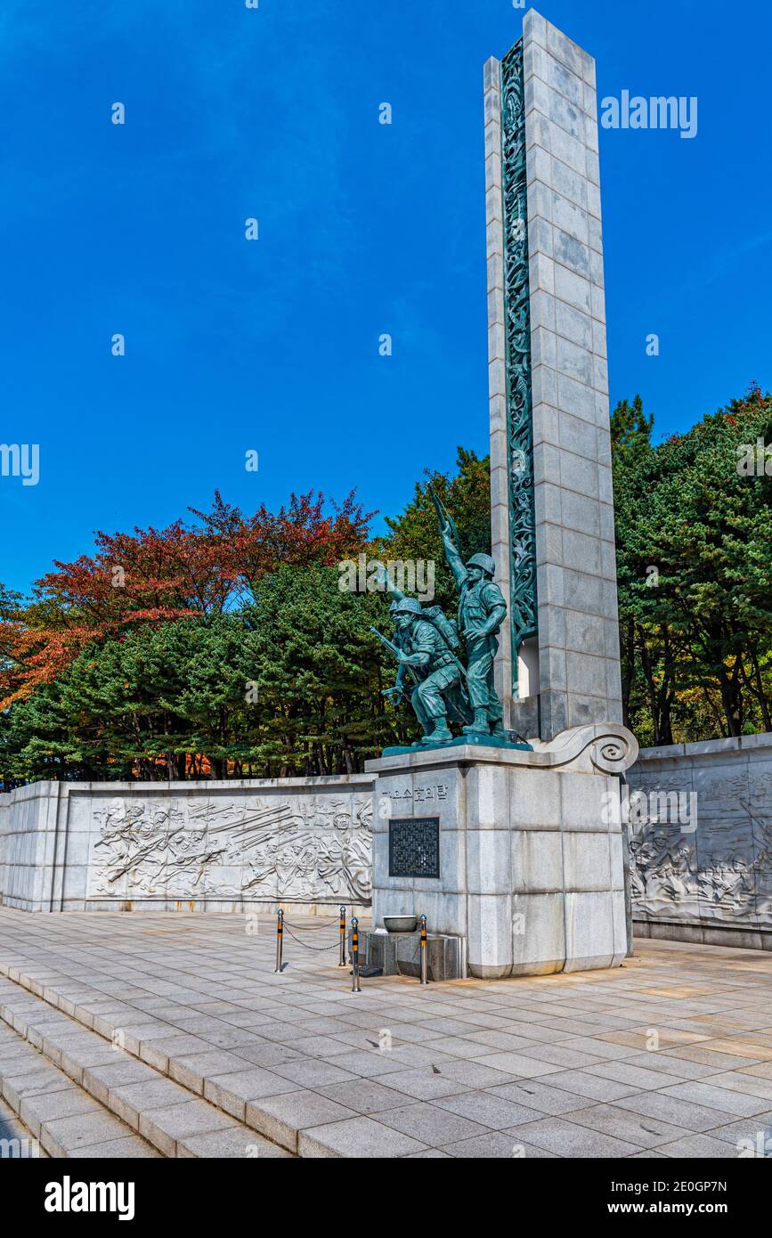 Incheon Landing Operation Memorial hall in Republic of Korea Stock Photo