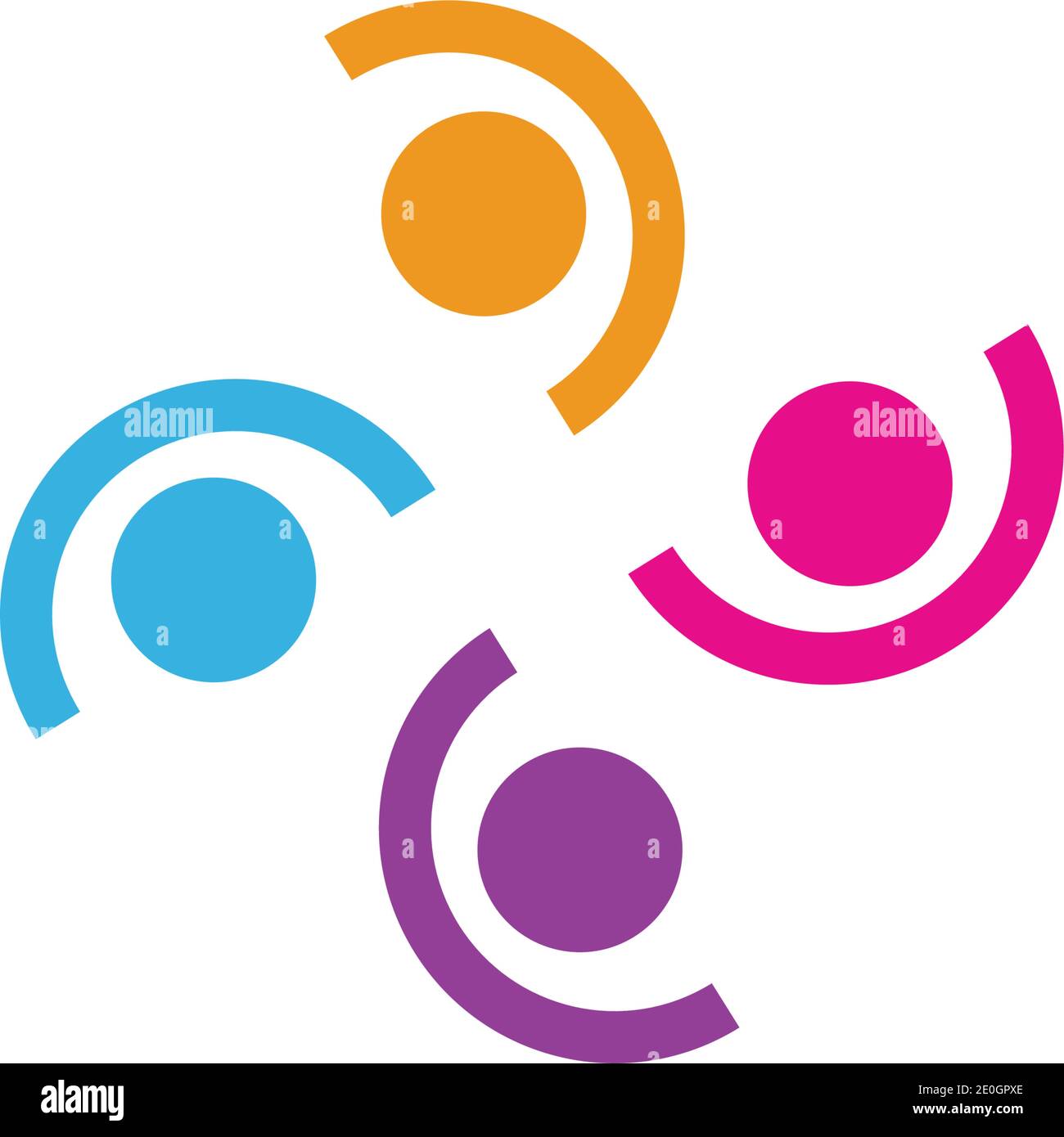 Connection and community Stock Vector Images - Alamy