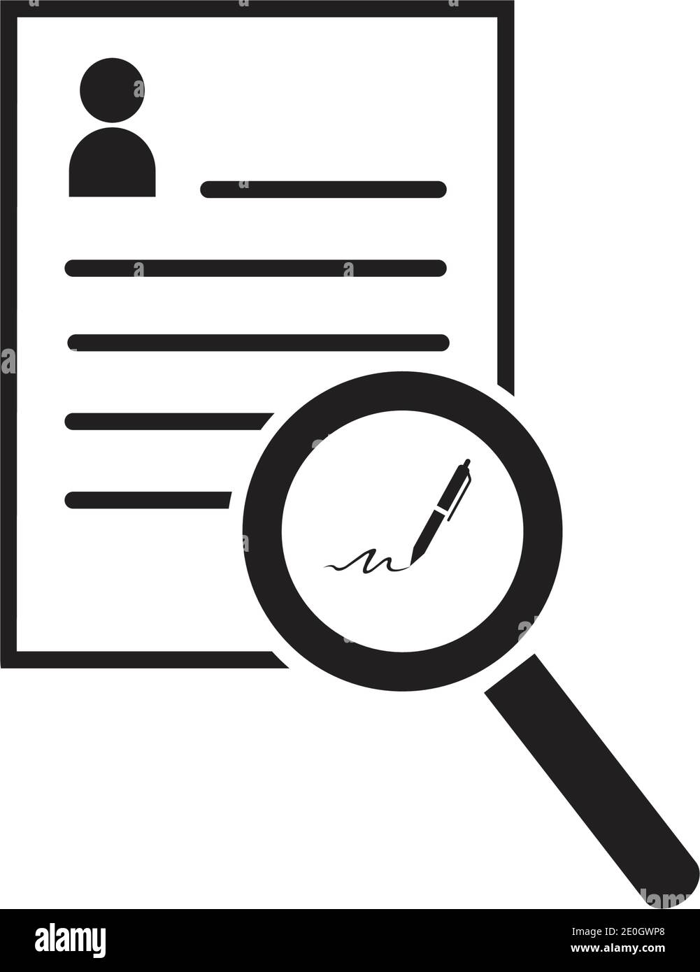 Documents icon stock vector illustration flat design Stock Vector