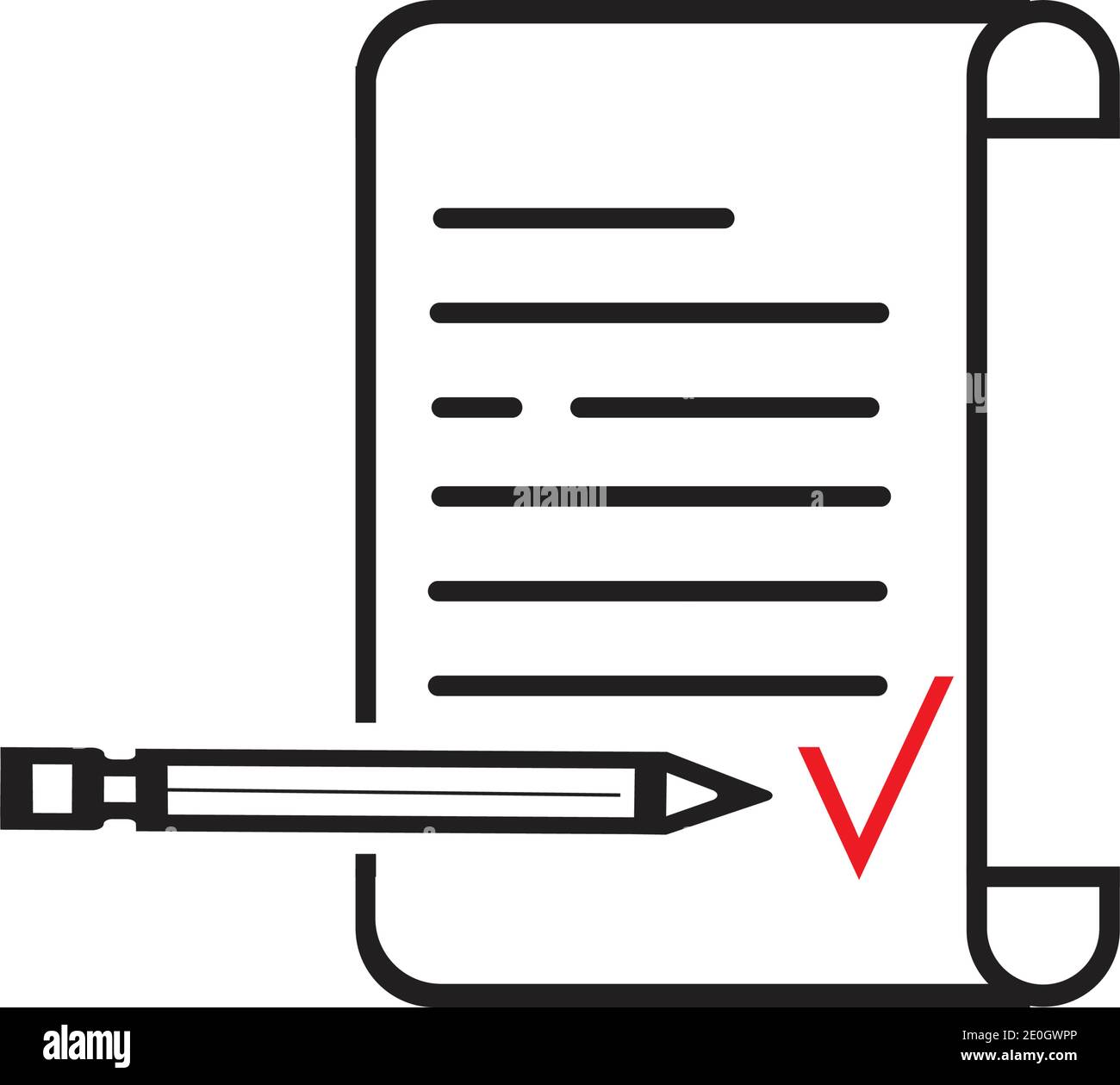 Documents icon stock vector illustration flat design Stock Vector