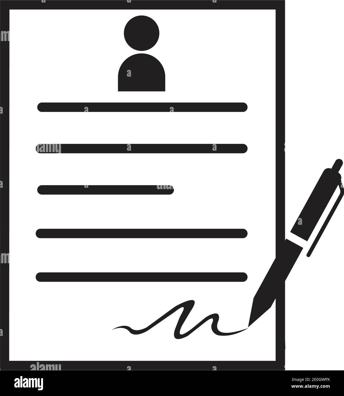 Documents icon stock vector illustration flat design Stock Vector