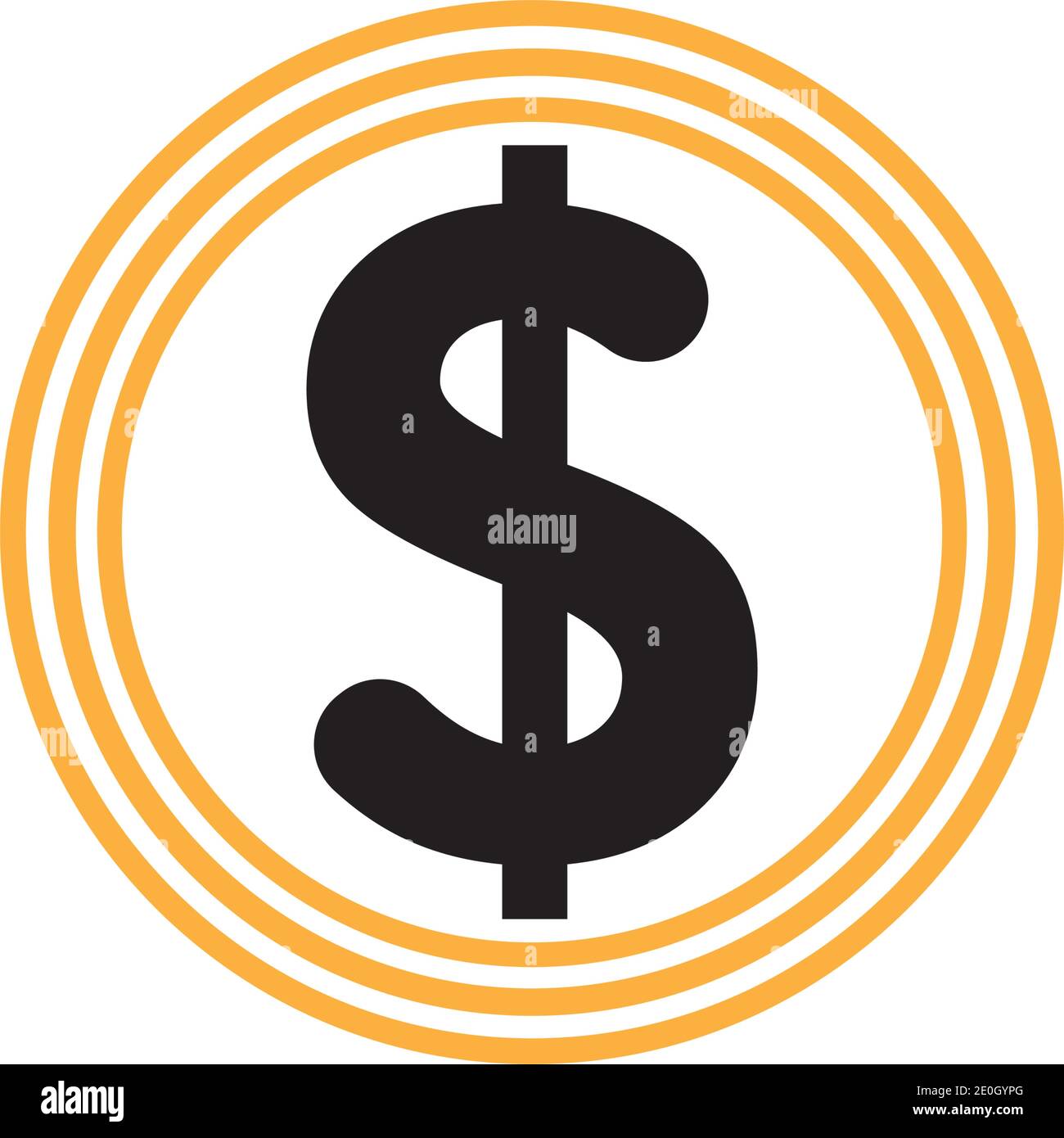 dollar money vector icon illustration design template - vector Stock Vector