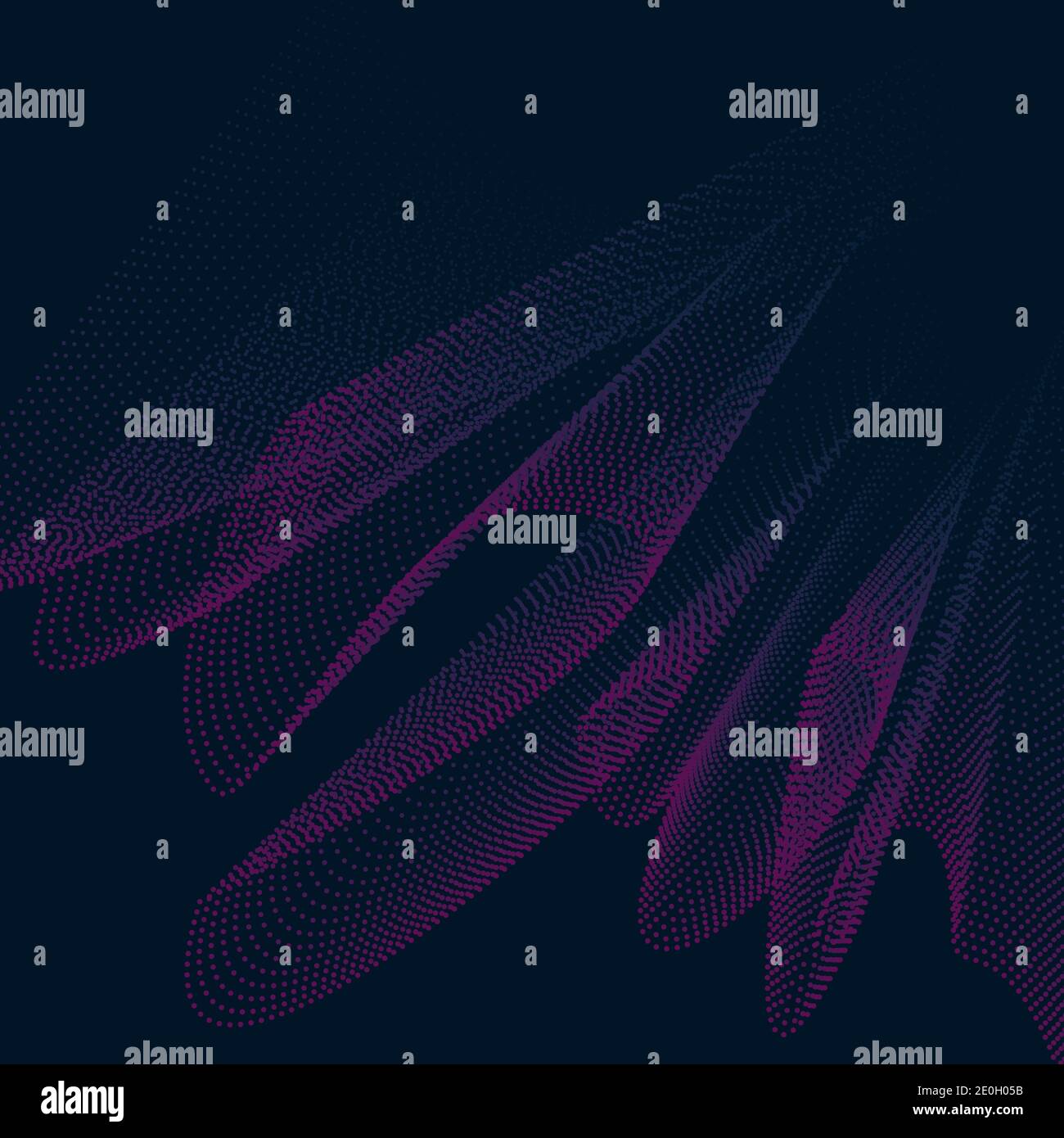 An abstract wavy psychedelic background image. Stock Vector