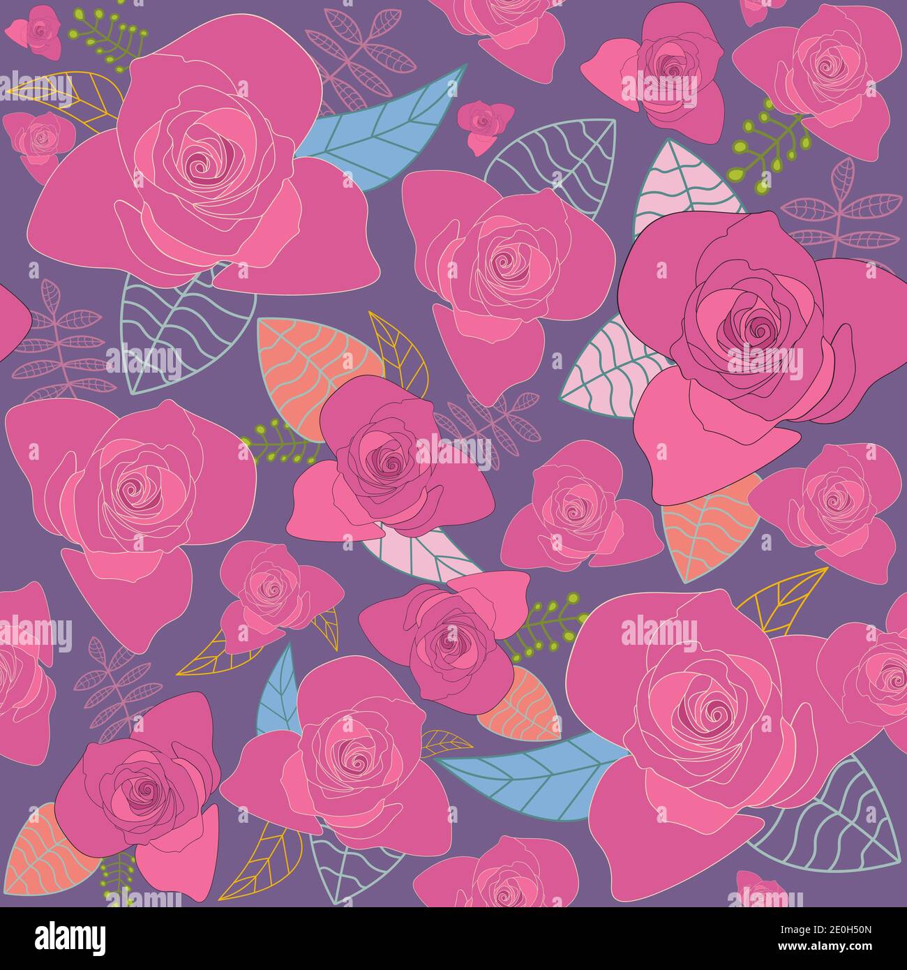 Majesty of flowers Stock Vector Images - Alamy