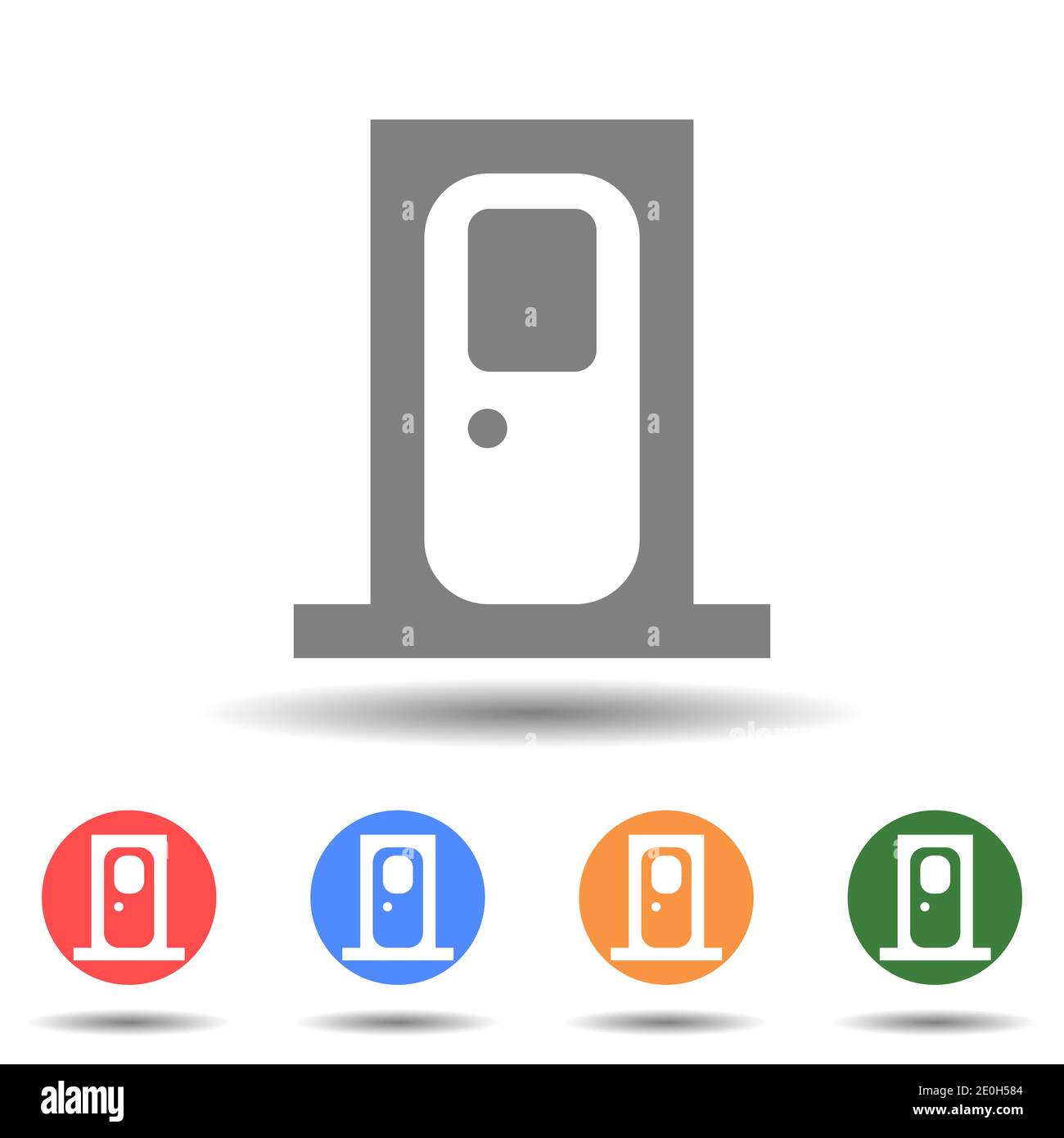 Door with window vector isolated Stock Vector