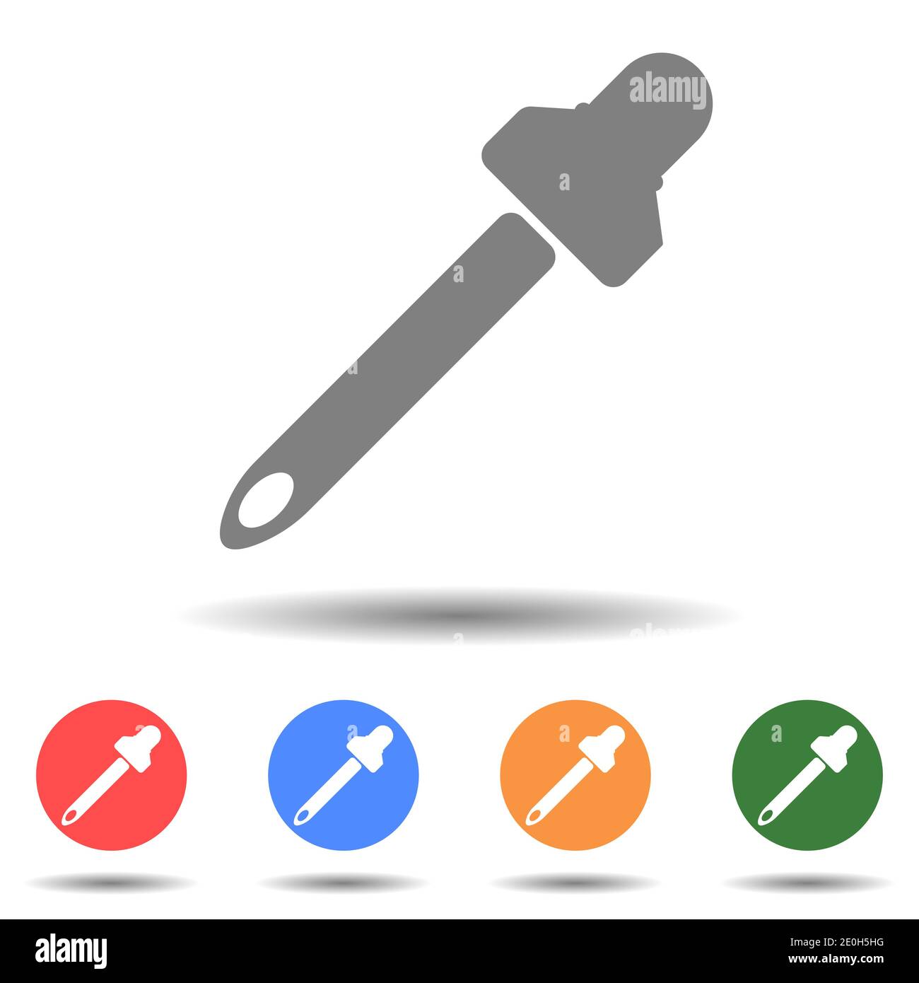 Eyedropper bottle , pipette icon vector Stock Vector