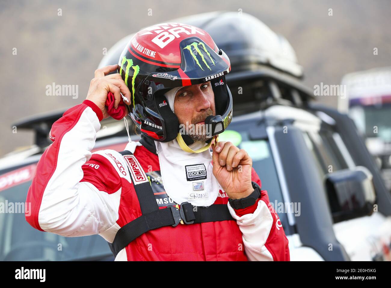 Winocq Alexandre (fra), Hunter, Bahrain Raid Extreme, BRX, Auto, portrait  during the 12th stage of the Dakar 2021 between Yan / LM Stock Photo - Alamy