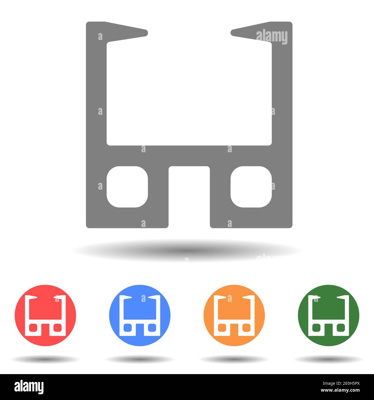 Glasses icon, eyeglasses vector isolated Stock Vector