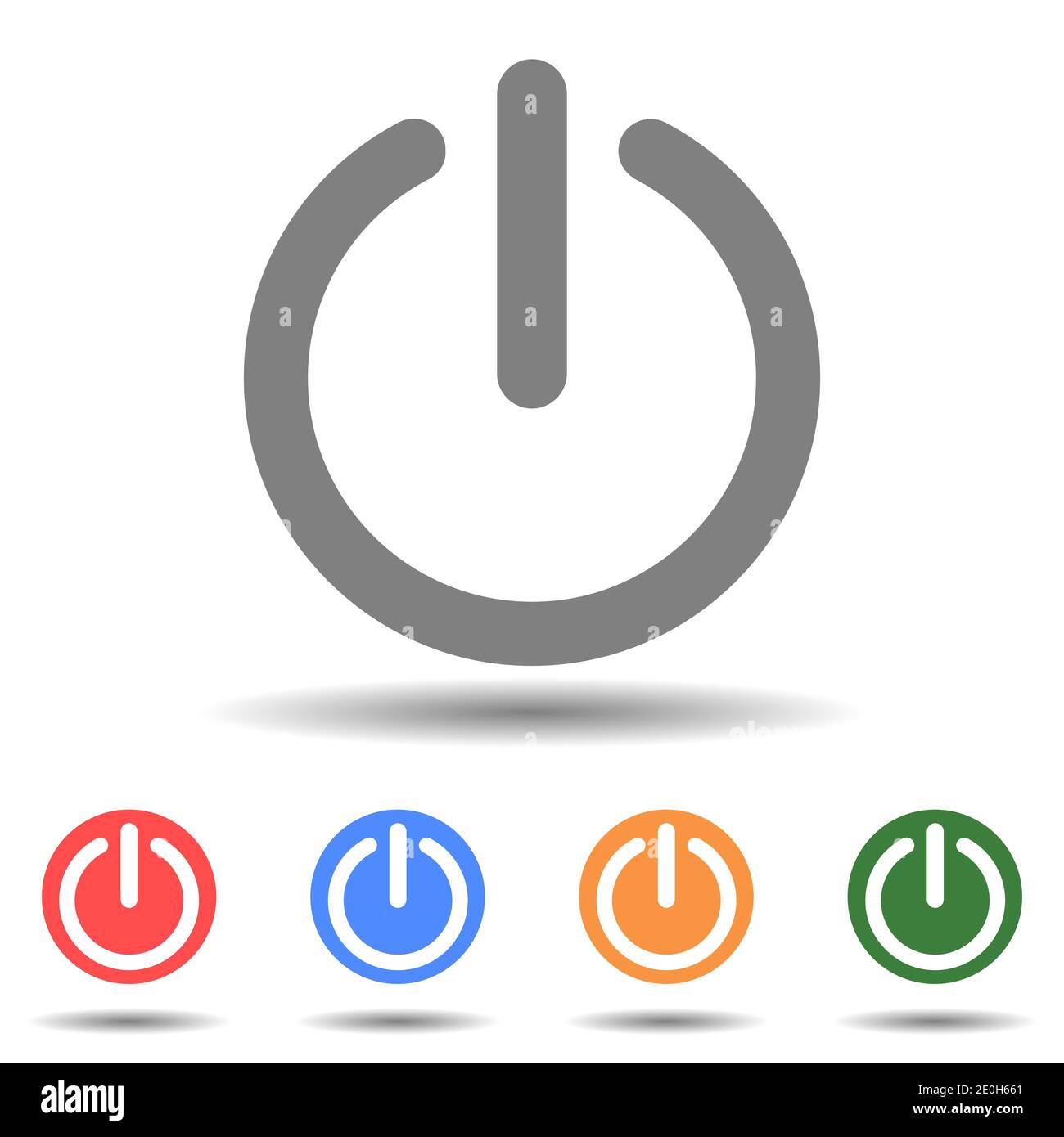 Turn on off button icon vector Stock Vector Image & Art Alamy