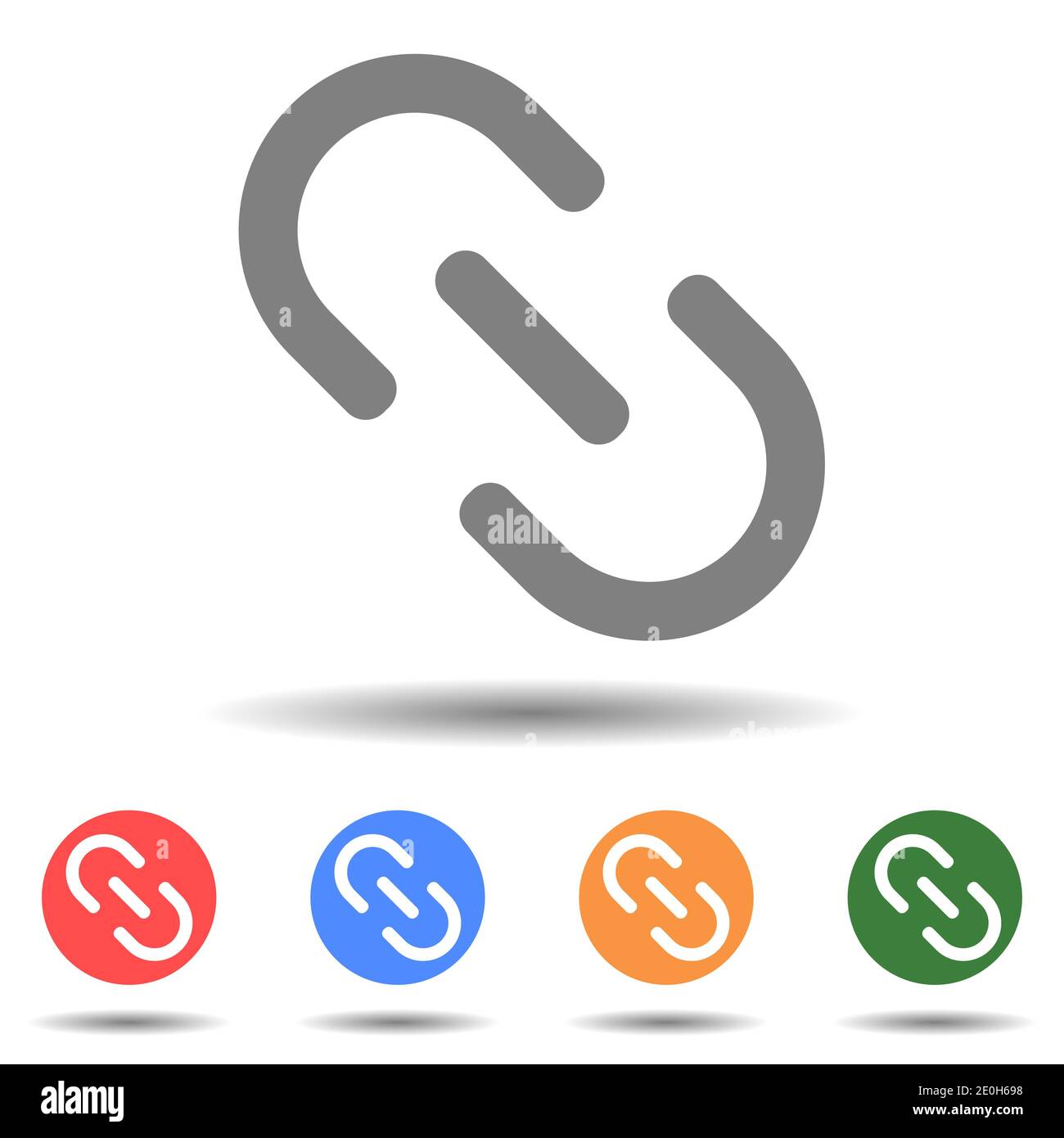 Link chain icon vector isolated Stock Vector