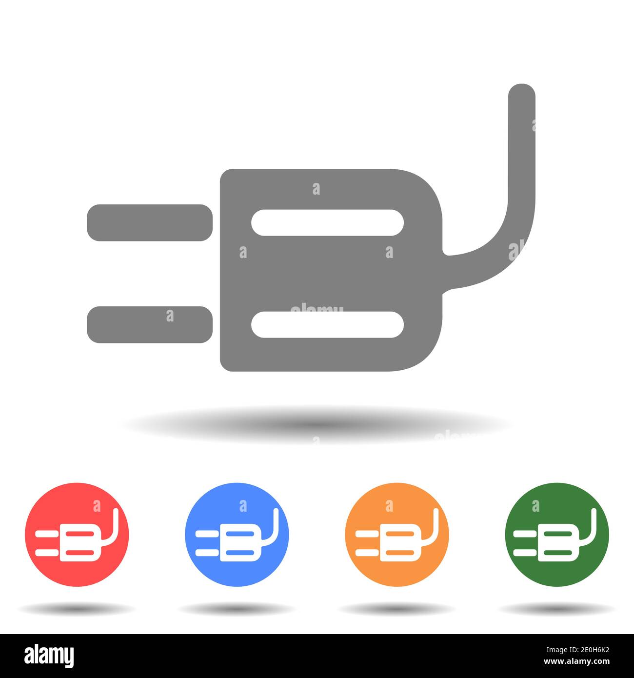 Electric plug sign icon vector Stock Vector Image & Art Alamy