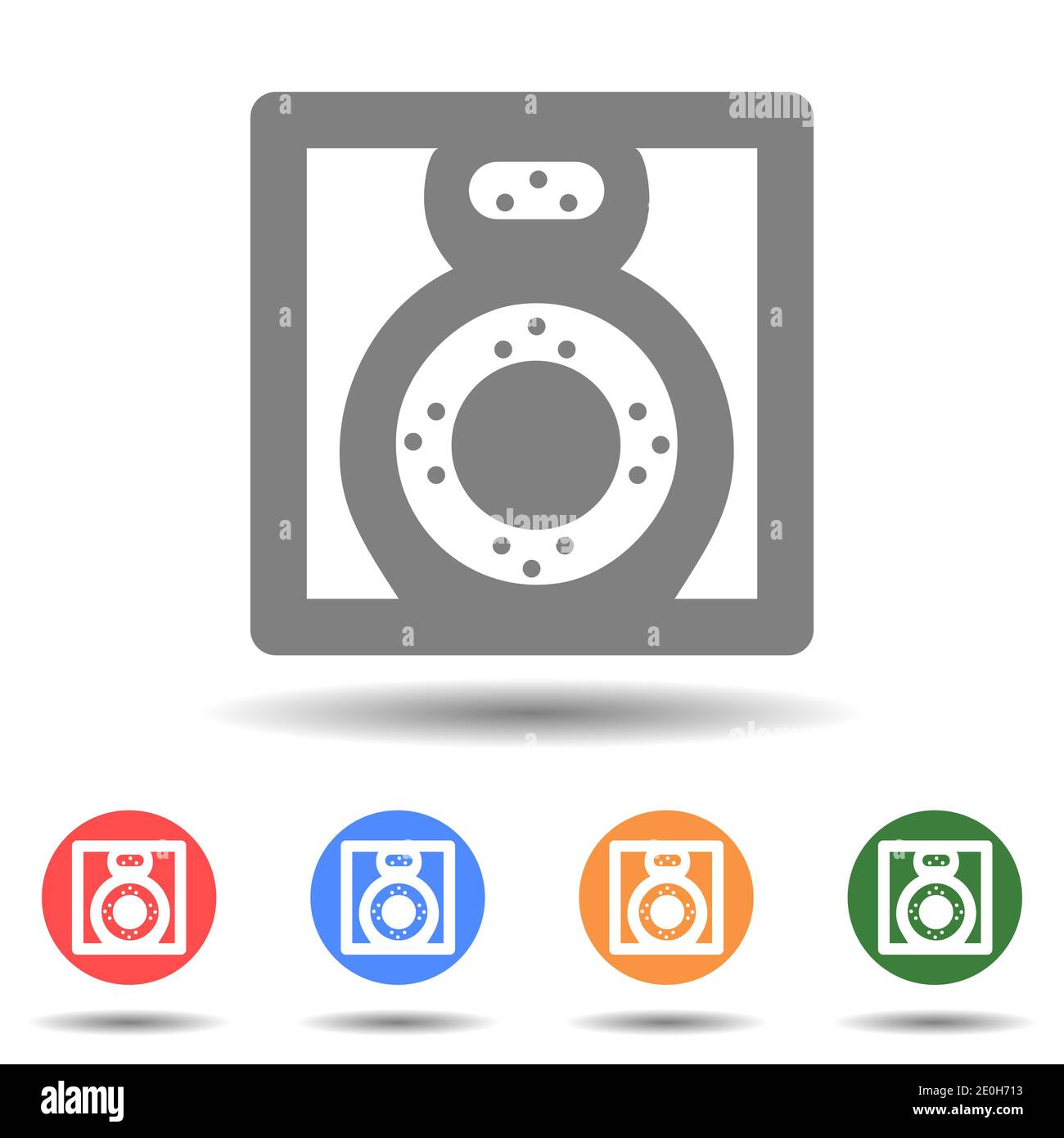 Music speaker icon vector isolated Stock Vector Image & Art - Alamy