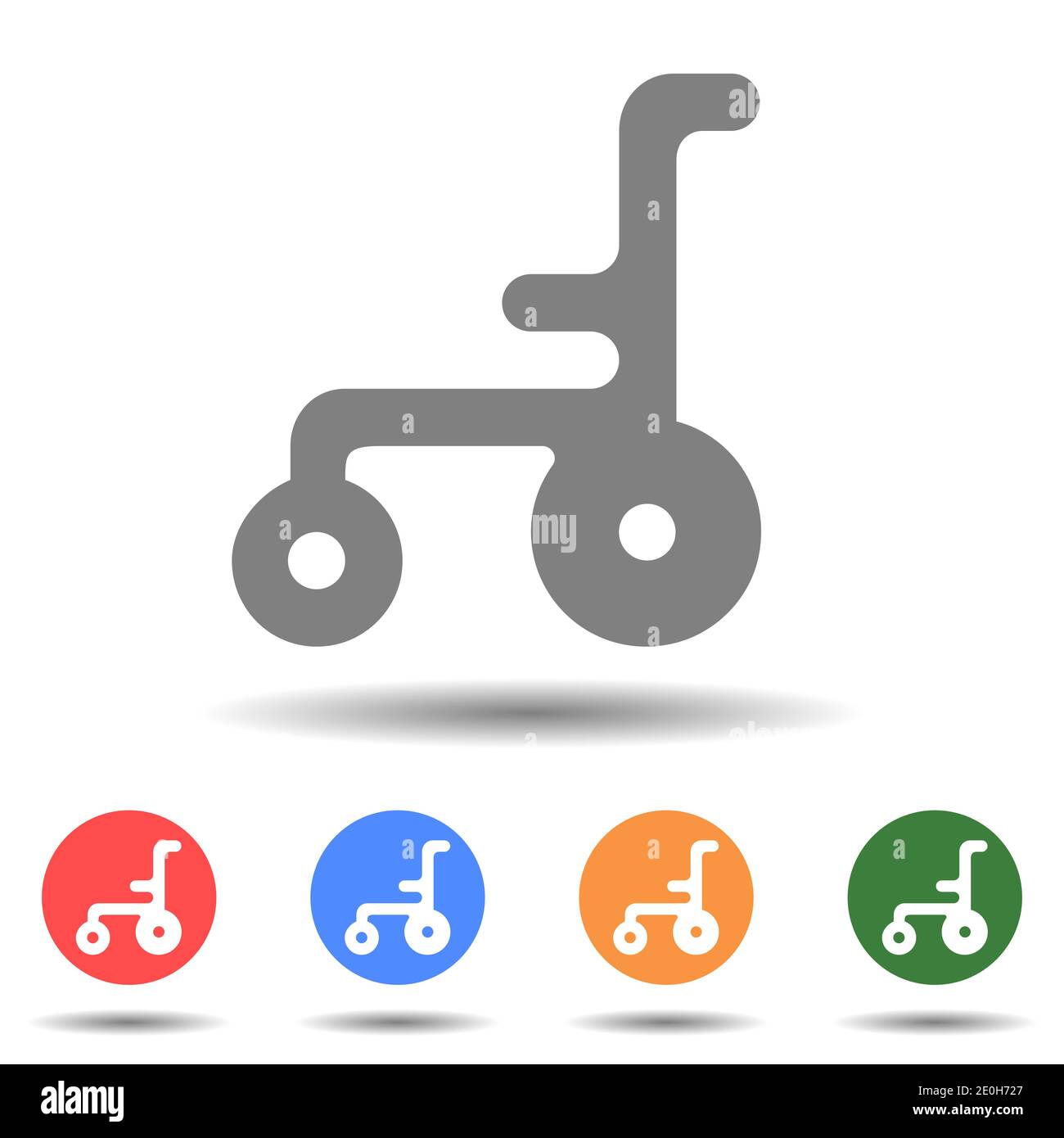 Wheelchair thin line vector icon isolated Stock Vector
