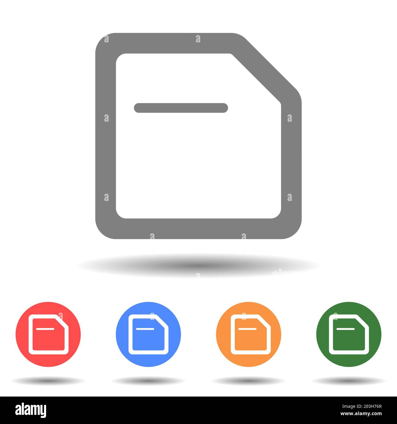 Curled paper corner vector icon Stock Vector