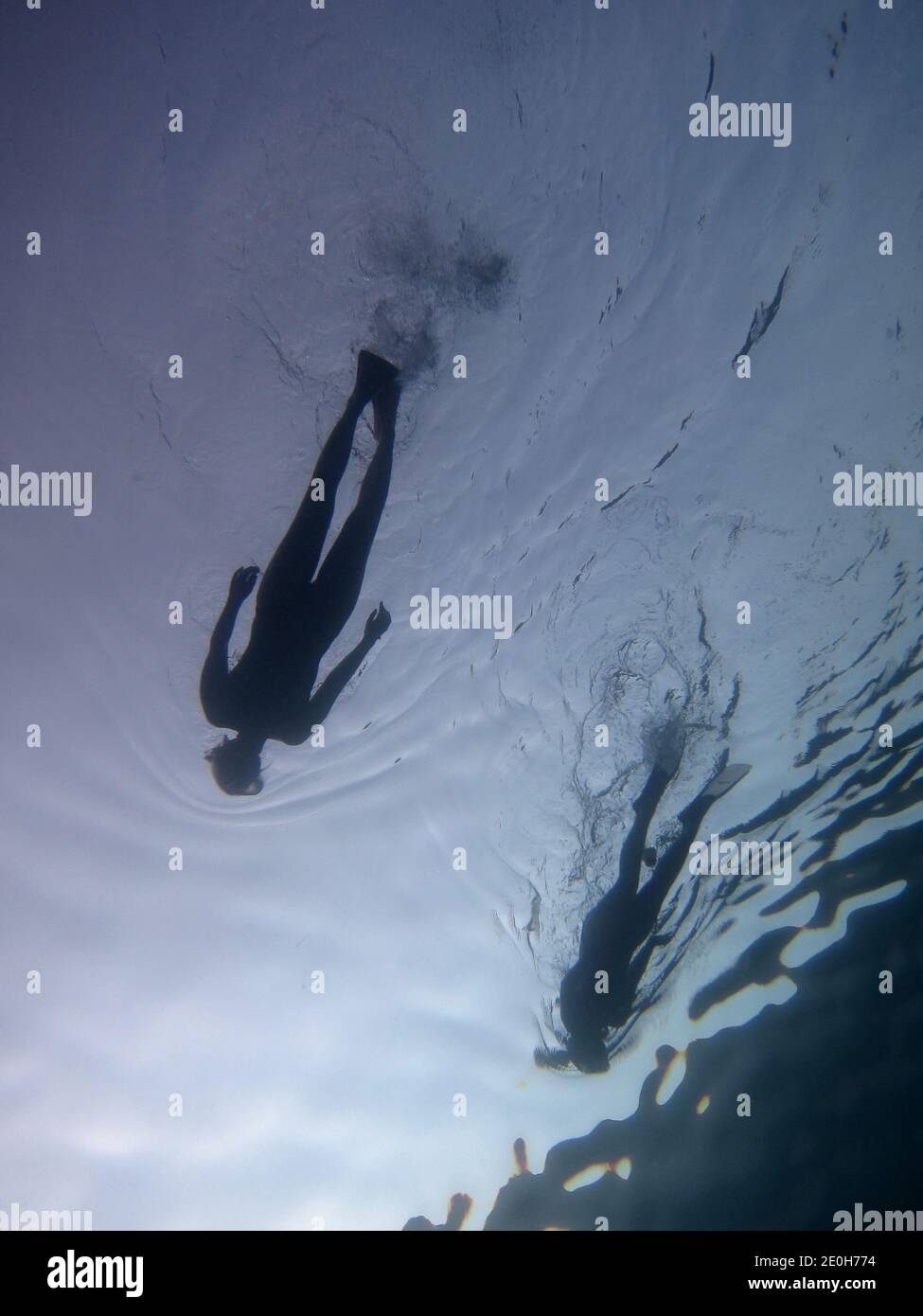 Two swimmers in lake hi-res stock photography and images - Alamy
