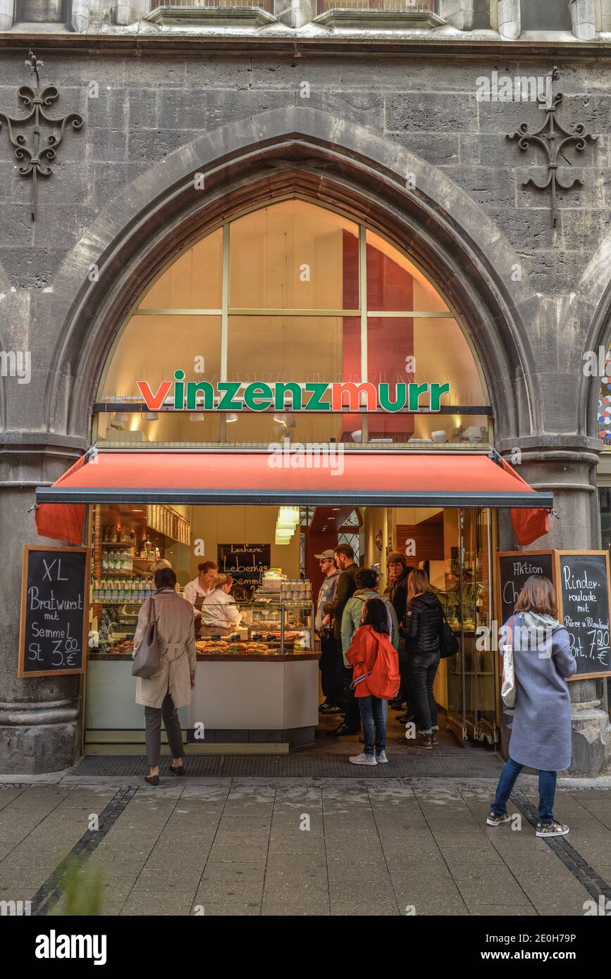 Vinzenz Murr, Neuhauser Strasse, Muenchen, Bayern, Deutschland Stock