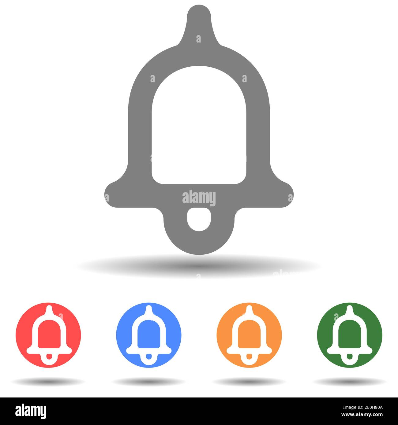 Notification bell icon vector isolated Stock Vector Image & Art Alamy