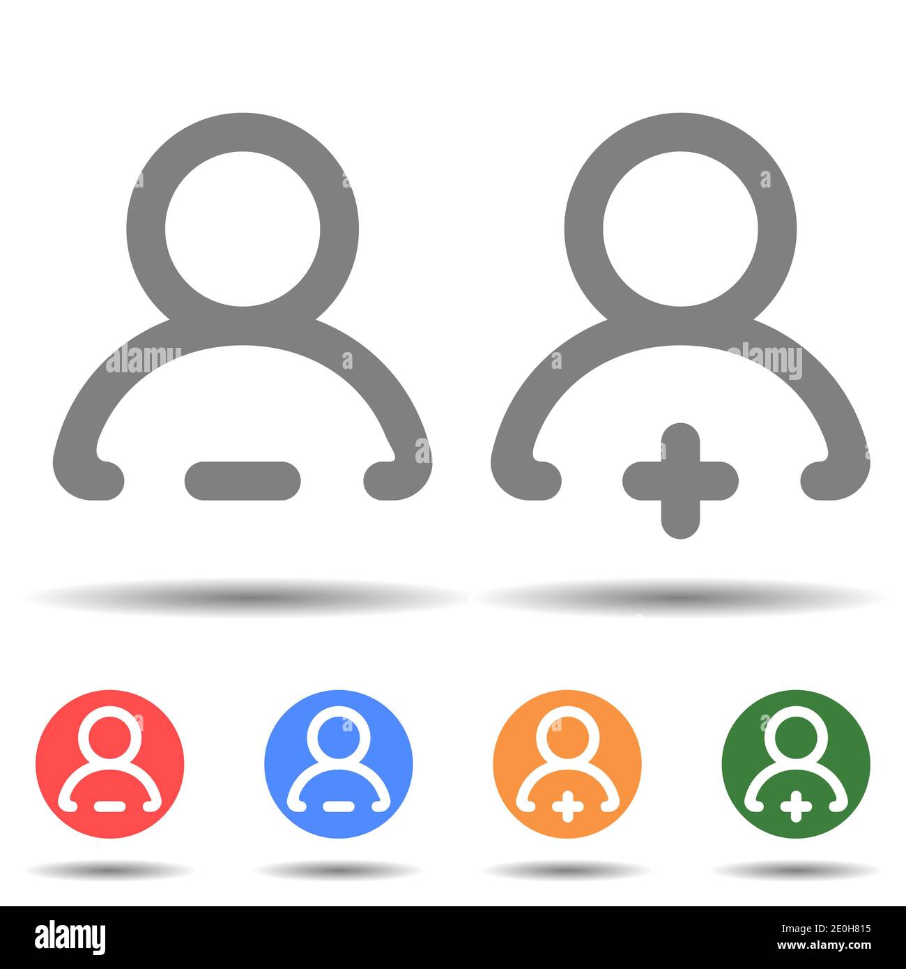 Add delete user avatar icon vector Stock Vector Image & Art - Alamy