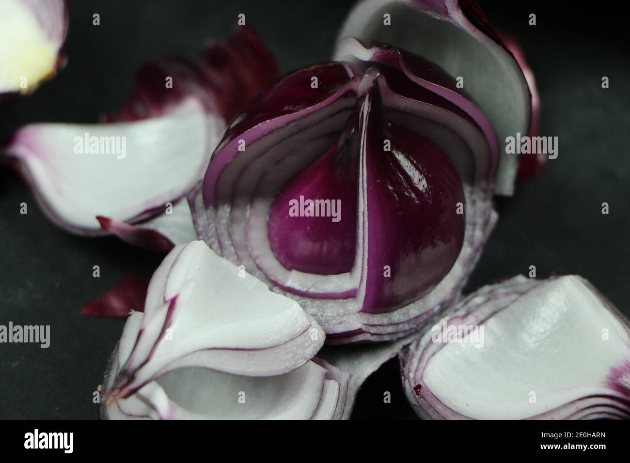 Purple red skin onions hi-res stock photography and images - Alamy