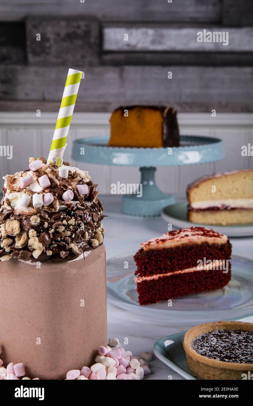 Decadent cake selection hi-res stock photography and images - Alamy