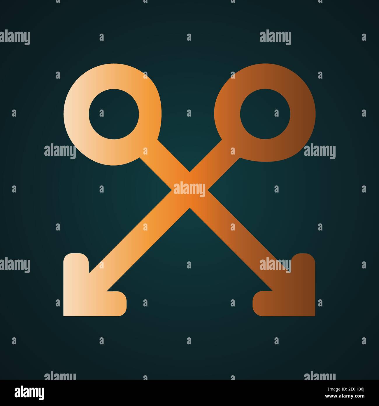 Gold cursor vector vectors hi-res stock photography and images - Alamy