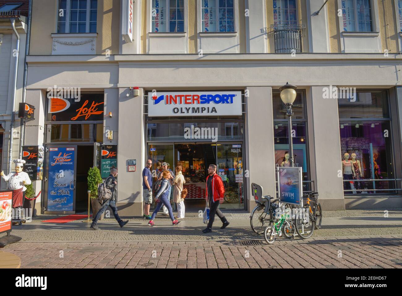 Brandenburger Strasse, Potsdam, Brandenburg, Deutschland Stock Photo