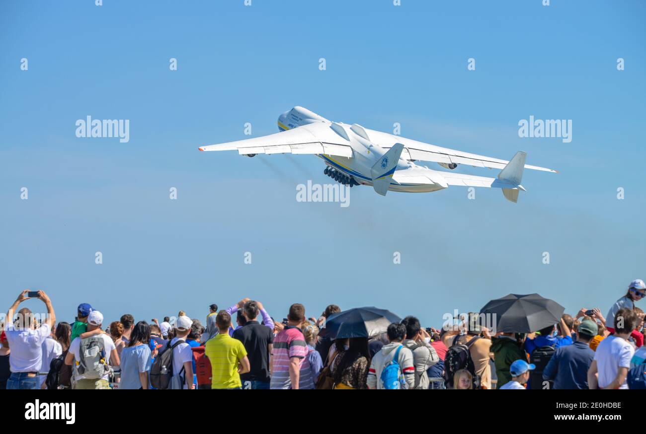 Antonov 225, ILA 2018, Schoenefeld, Brandenburg, Deutschland Stock Photo