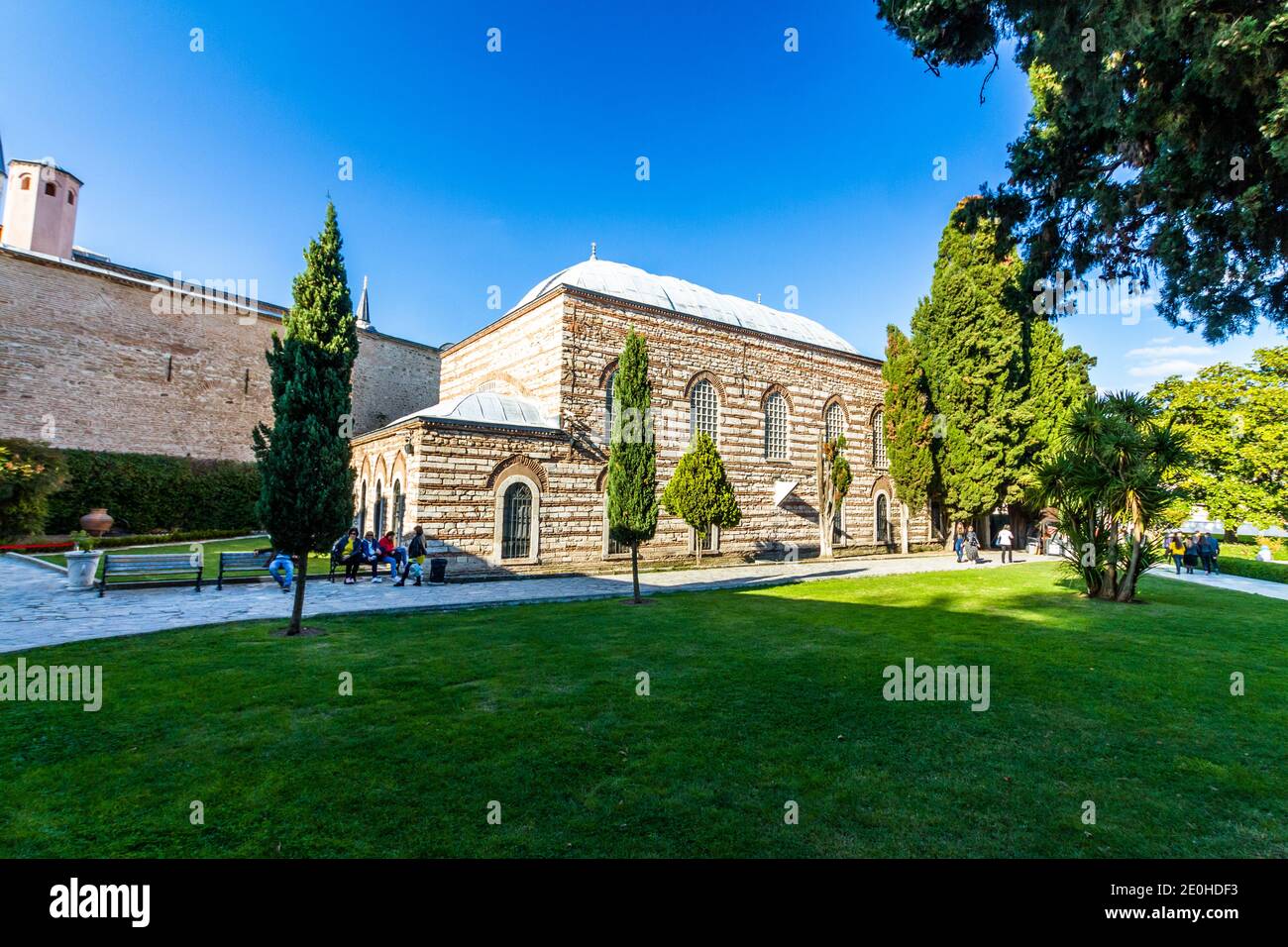 Istanbul, Turkey, Agalar Mosque at the Topkapi Palace Museum on October 31 2019 in Istanbul, Turkey Stock Photo