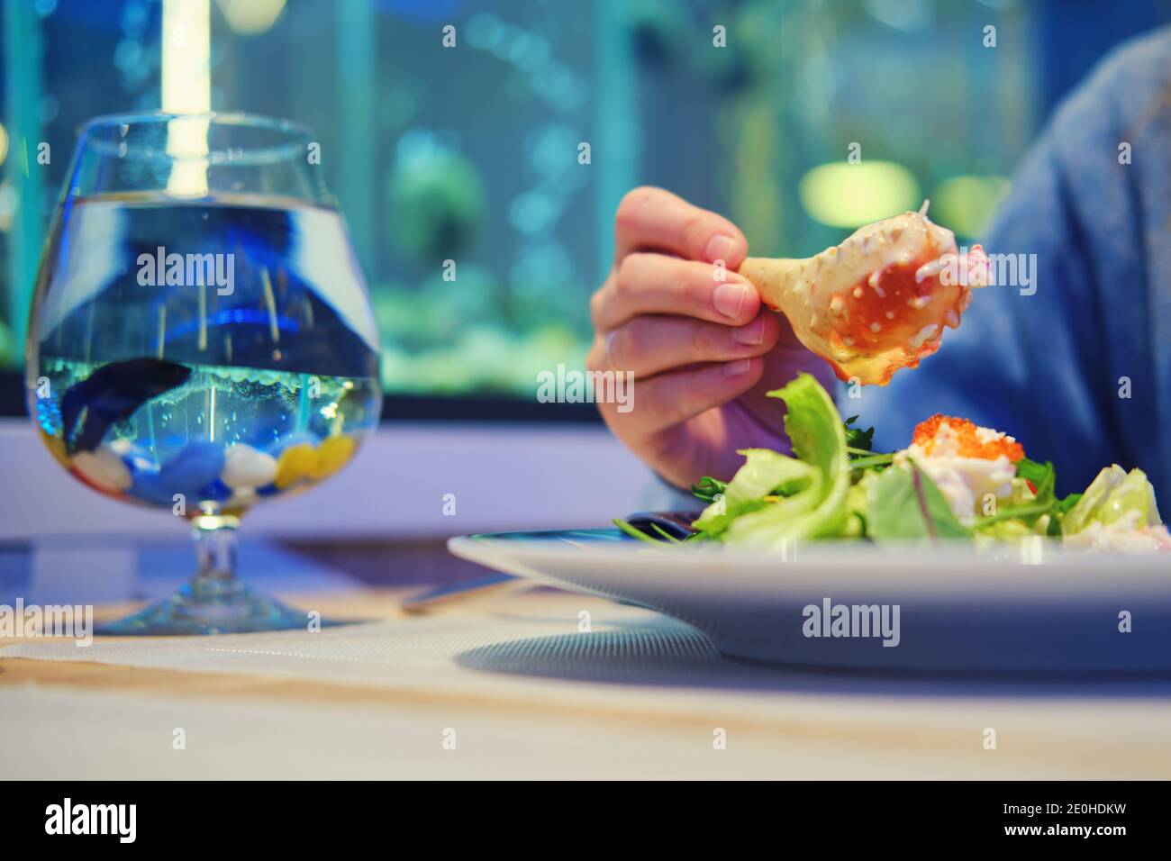 Banquet cuisine lobster seafood hi-res stock photography and images - Alamy
