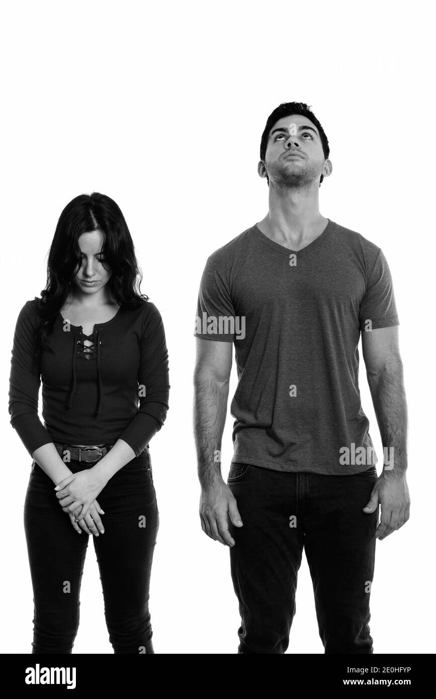 Looking opposite directions hi-res stock photography and images - Alamy