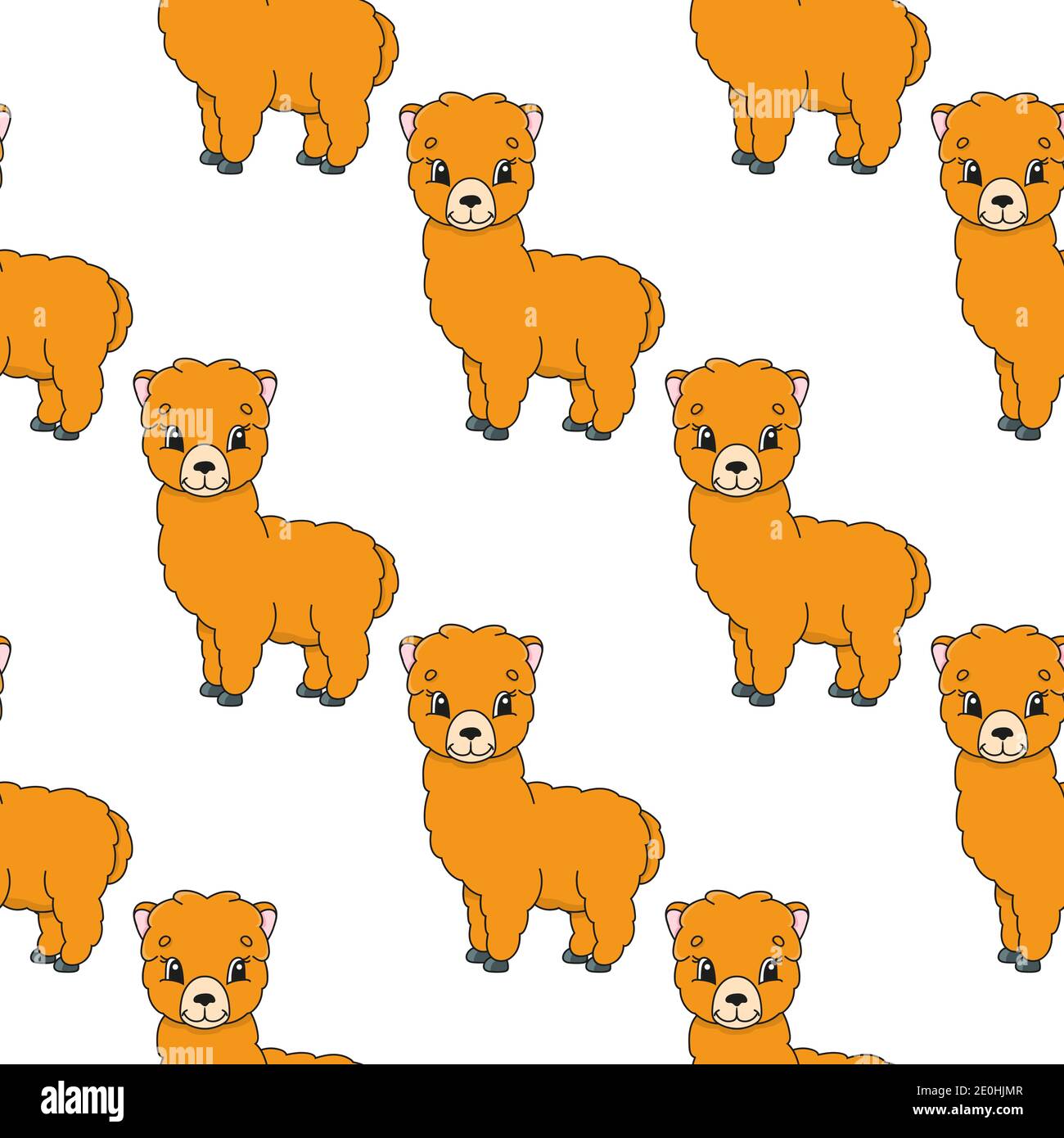 Color seamless pattern. Cartoon style. Bright design. For walpaper ...