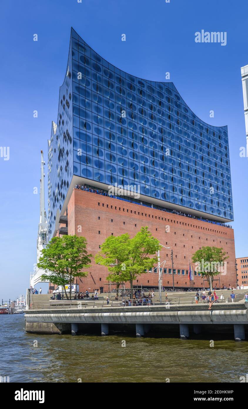 Elbphilharmonie, Platz der Deutschen Einheit, Hafencity, Hamburg