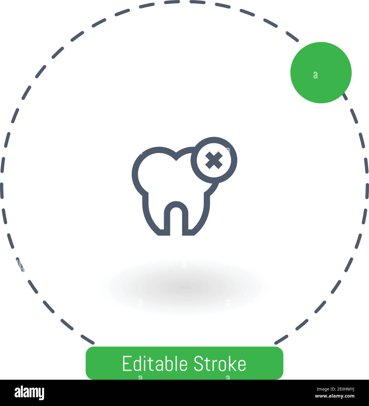 cancel vector icon editable stroke outline icons for web and mobile Stock Vector