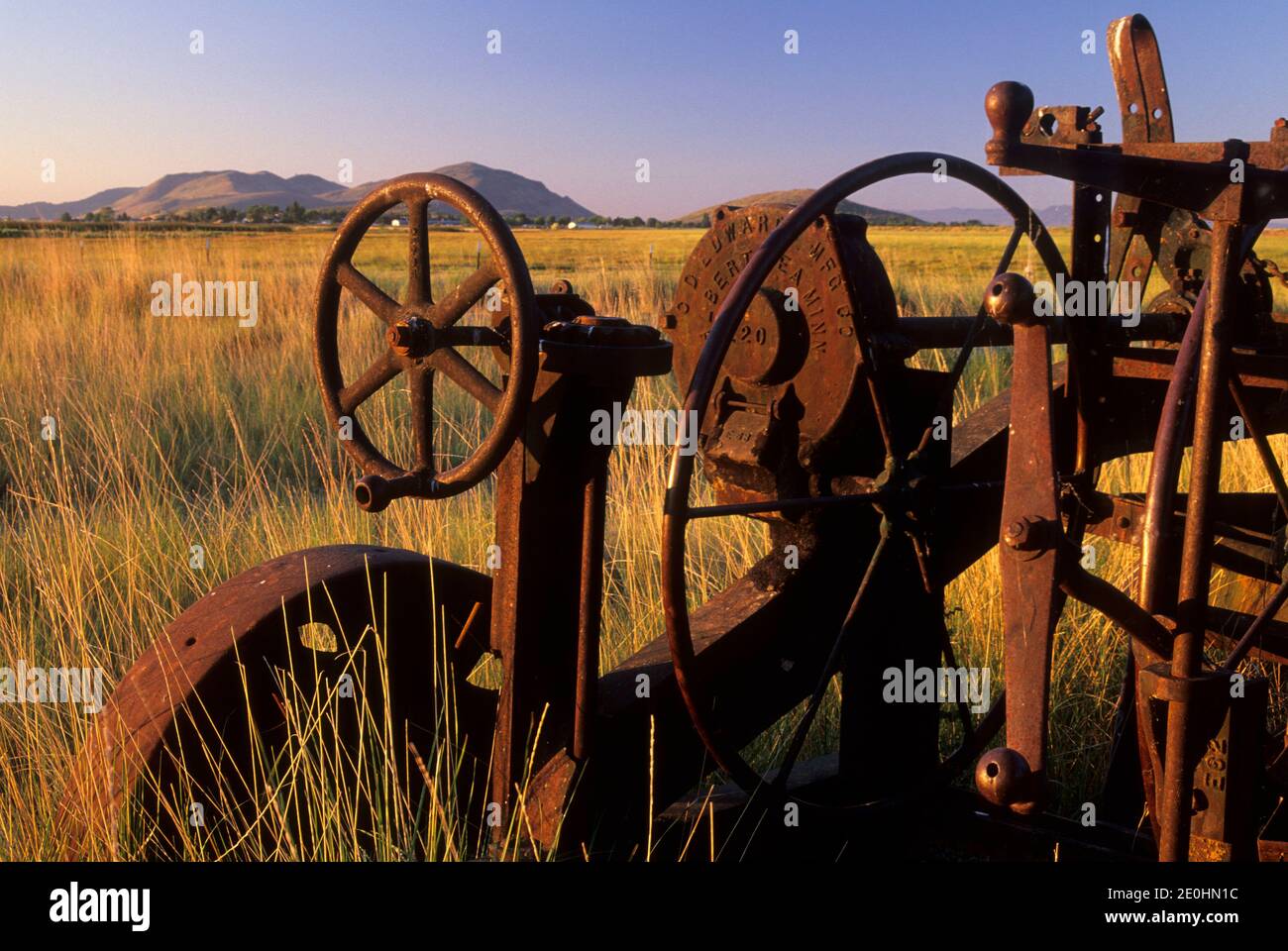 Abandoned farm equipment (Big Bertha), Klamath Wildlife Area, Volcanic