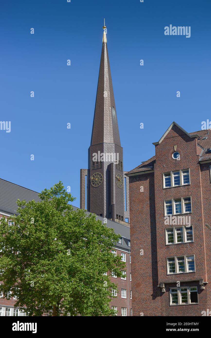 Hauptkirche Sankt Jacobi, Steinstrasse, Jacobikirchhof, Hamburg ...