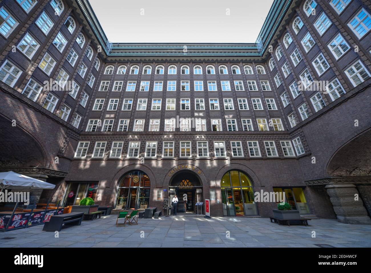 Chilehaus, Fischertwiete, Kontorhausviertel, Hamburg, Deutschland Stock Photo