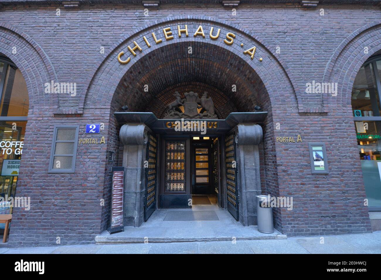 Chilehaus, Fischertwiete, Kontorhausviertel, Hamburg, Deutschland Stock Photo