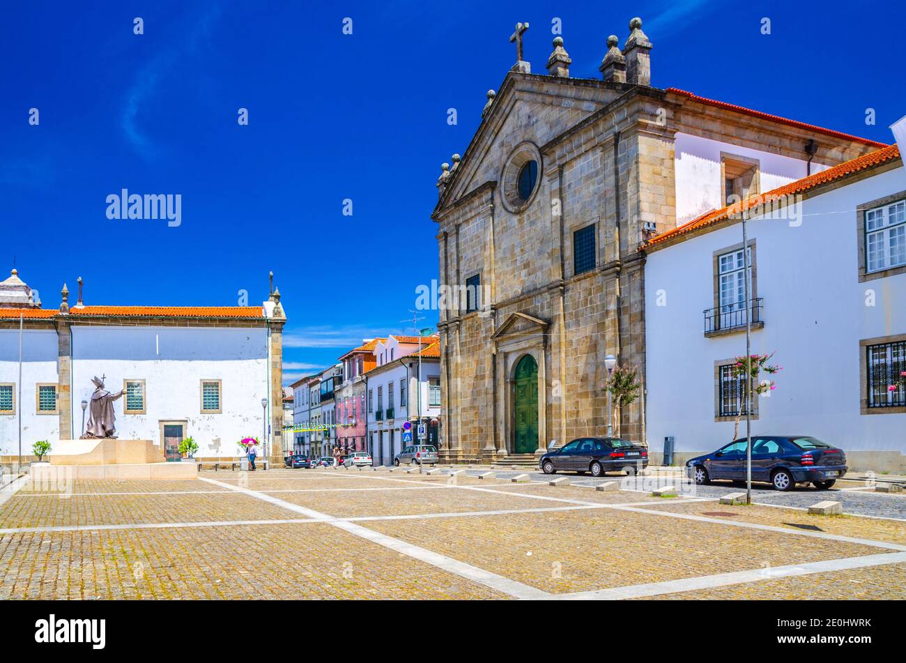 Braga, Portugal, June 24, 2017 Igreja de Sao Paulo and Igreja de Sao