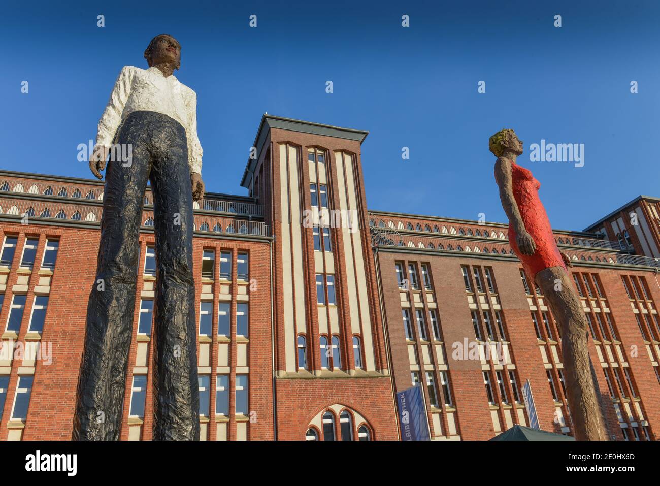 Zentralbibliothek, Huehnerposten, Hamburg, Deutschland Stock Photo - Alamy