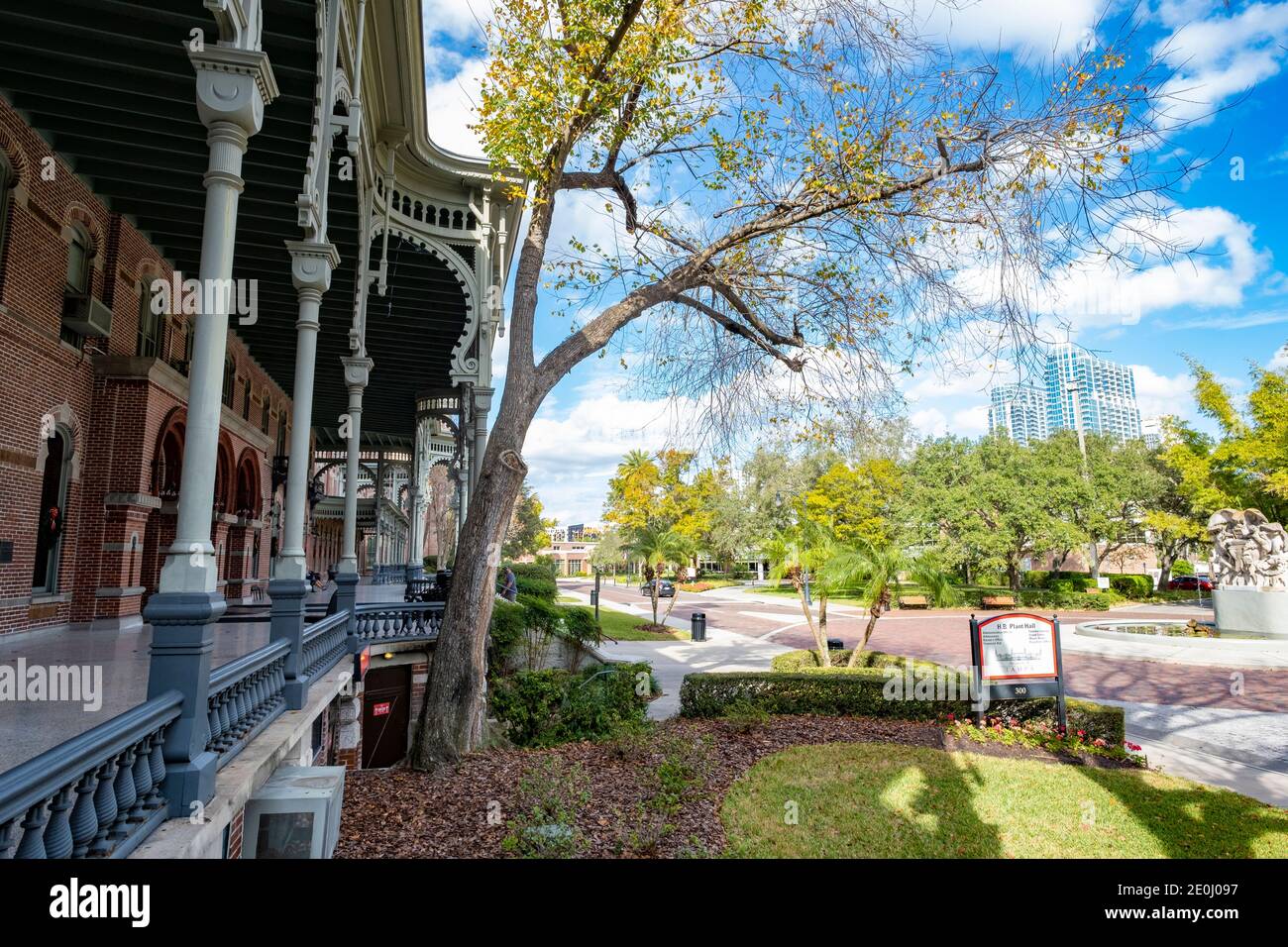 Tampa Bay Hotel Balcony, Tampa, Florida Stock Photo