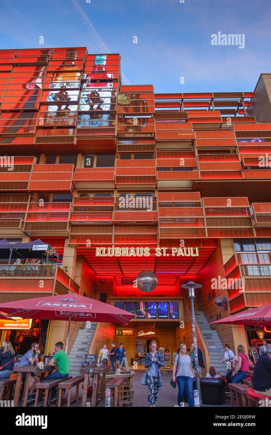 Klubhaus St. Pauli, Spielbudenplatz, Reeperbahn, St. Pauli, Hamburg, Deutschland Stock Photo