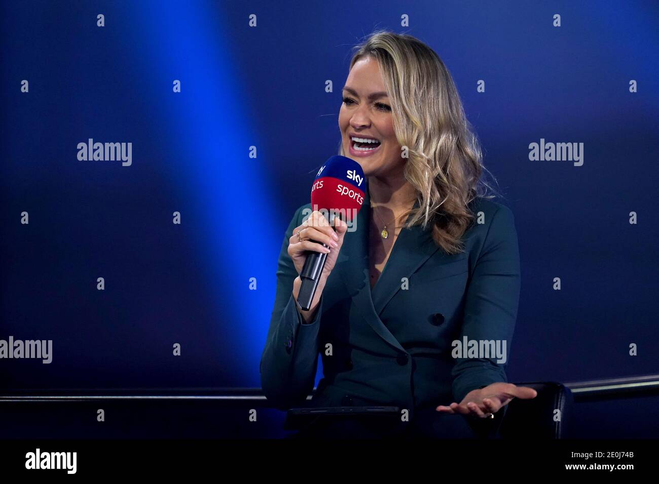 Sky sports presenter Laura Woods during day fourteen of the William
