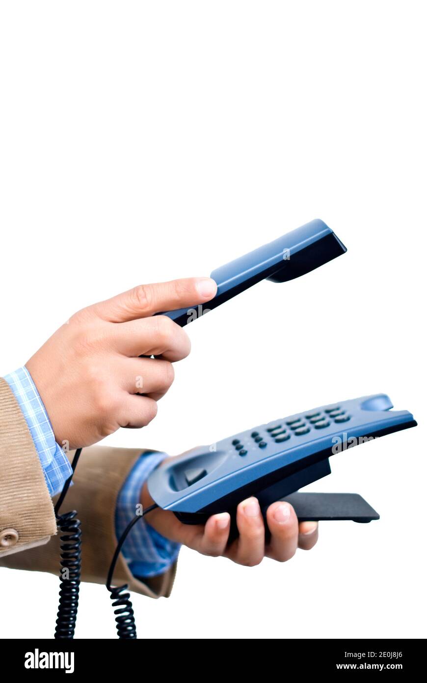 Making a phone call Stock Photo Alamy