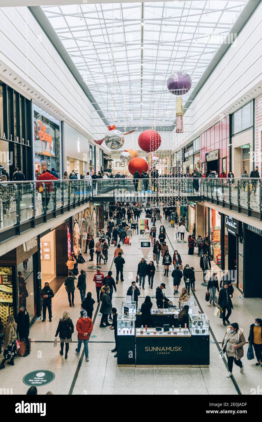 City centre of Manchester, UK Stock Photo - Alamy