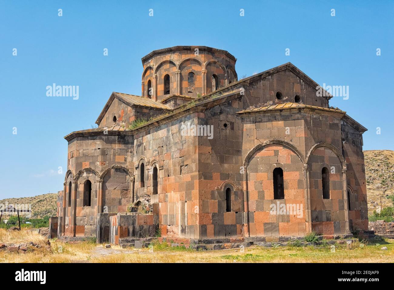 Cathedral of Talin, Talin, Aragatsotn Province, Armenia Stock Photo