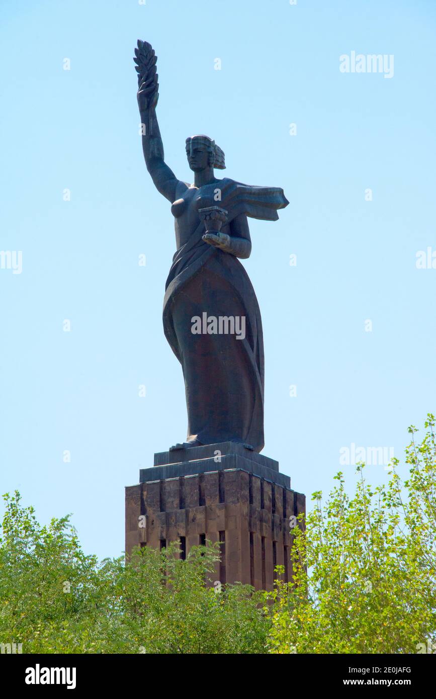 Mother Armenia, Gyumri, Shirak Province, Armenia Stock Photo