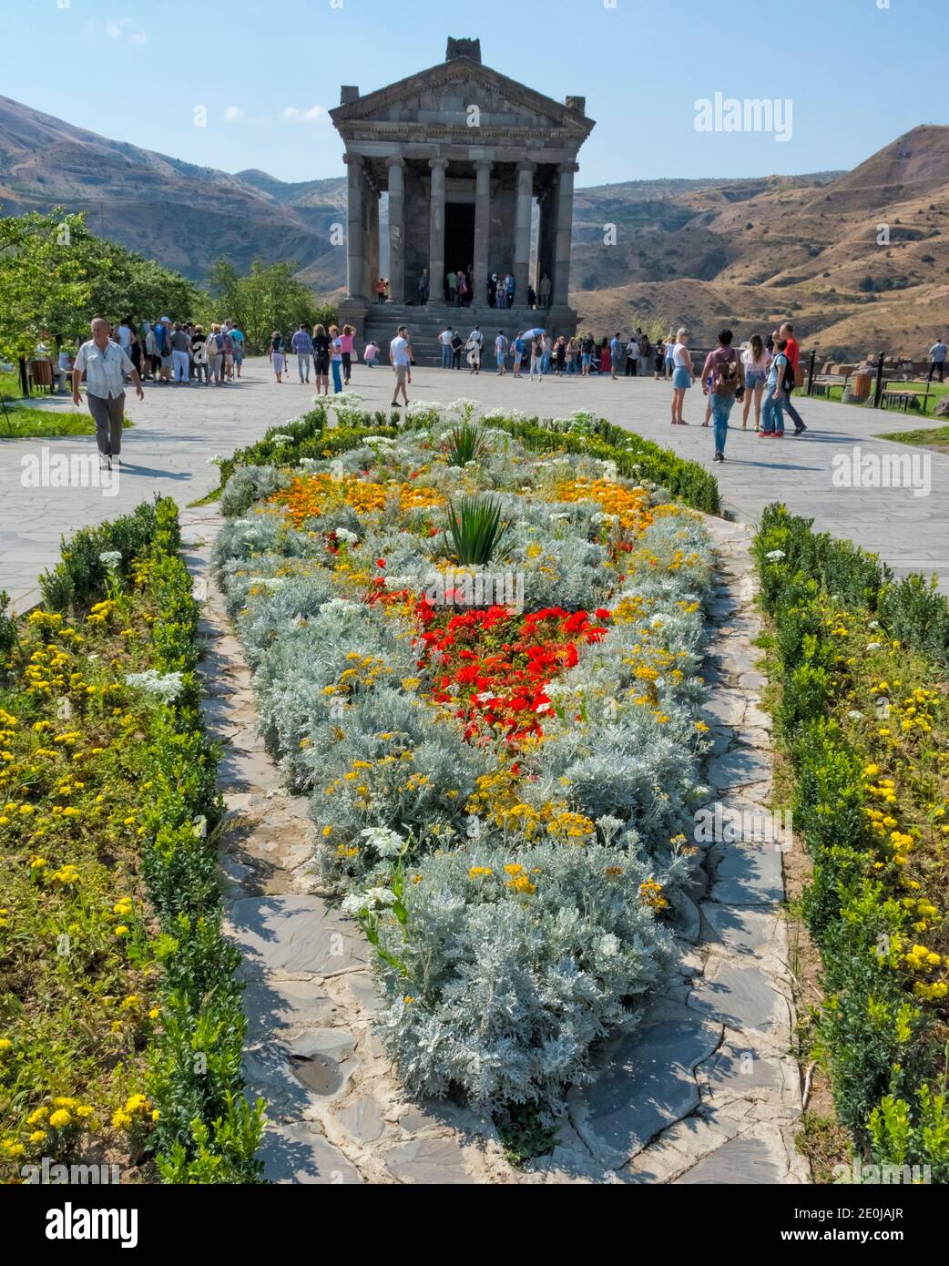 Garni Temple (1st-century AD), Garni, Kotayk Province, Armenia Stock Photo