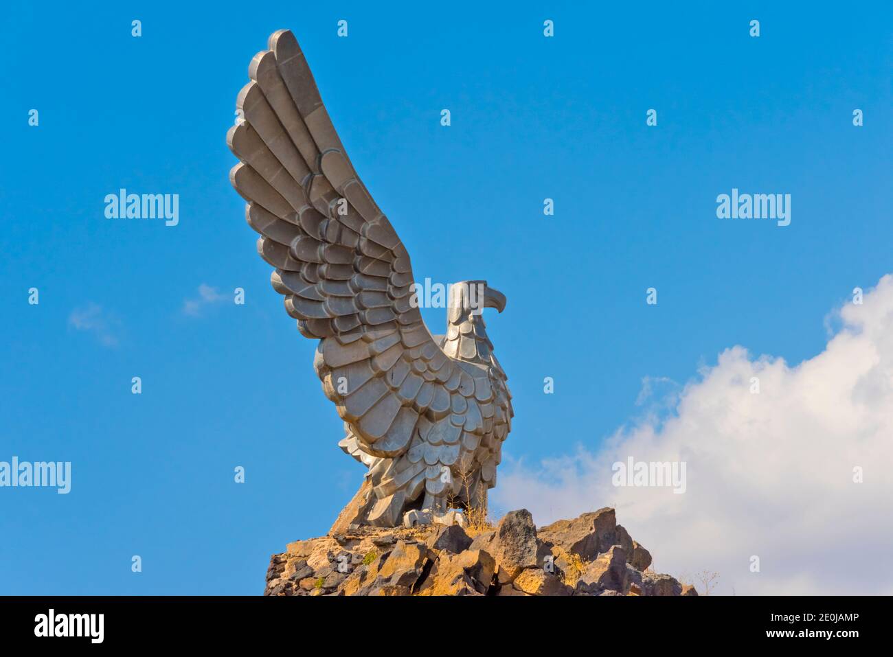 Statue of an eagle, Yerevan, Armenia Stock Photo